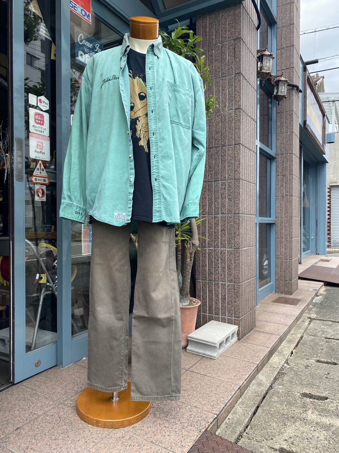 2023.9/7 ⛅️🌪️ カラー合わせで秋色コーデ🕺🏻