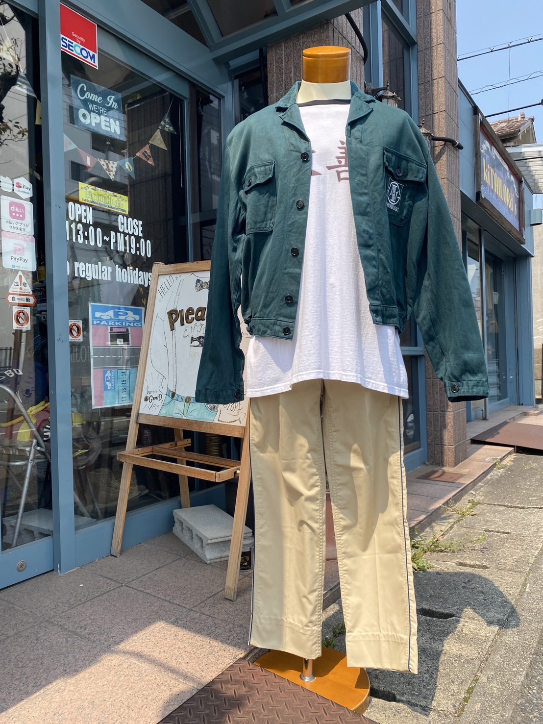 2025.4/16 ⛅️ ワークスタイル…サイズ感でストリート🕺🏻