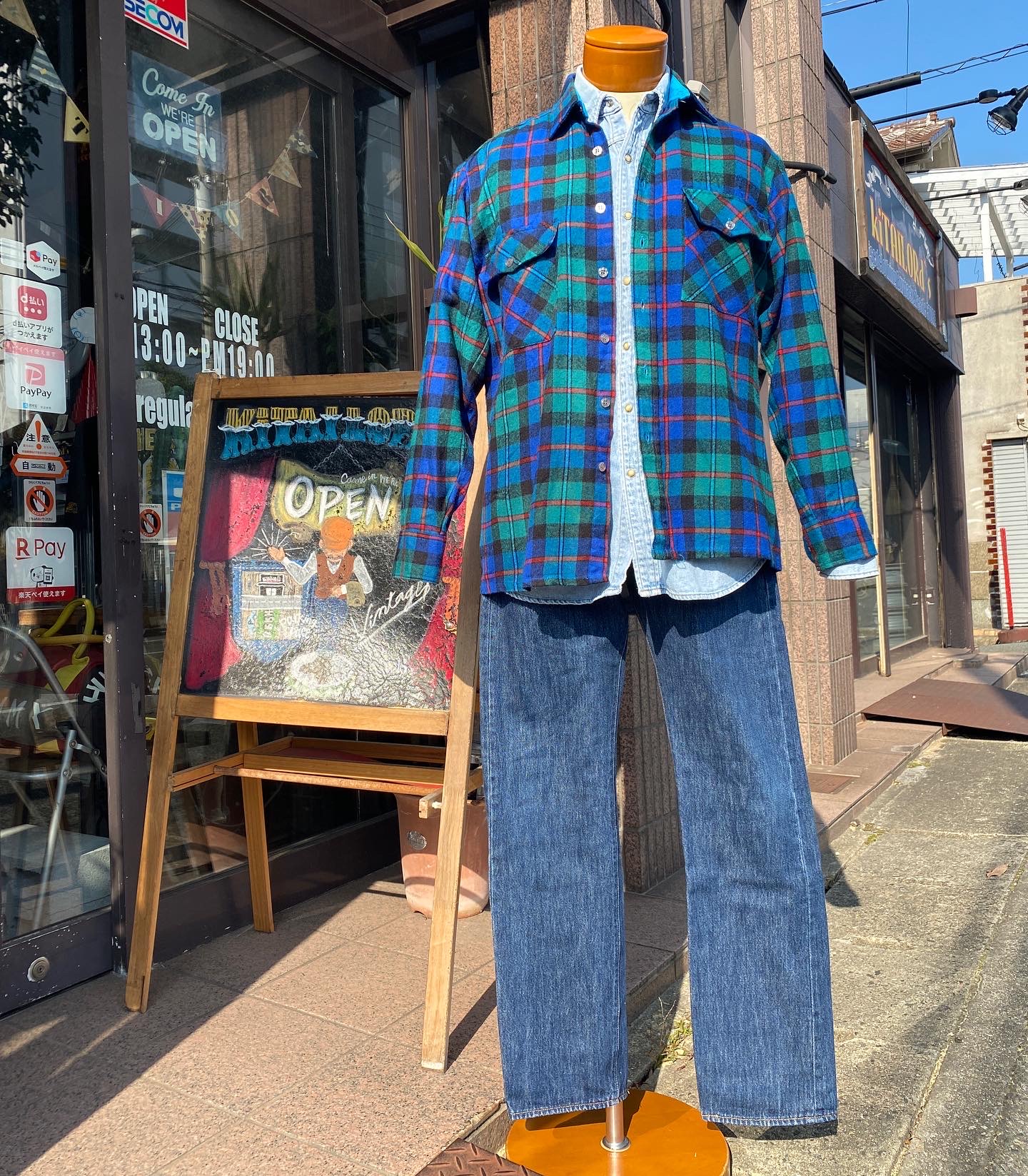 2022.11/10 🌤 シャツonシャツにデニムonデニム🕺🏻