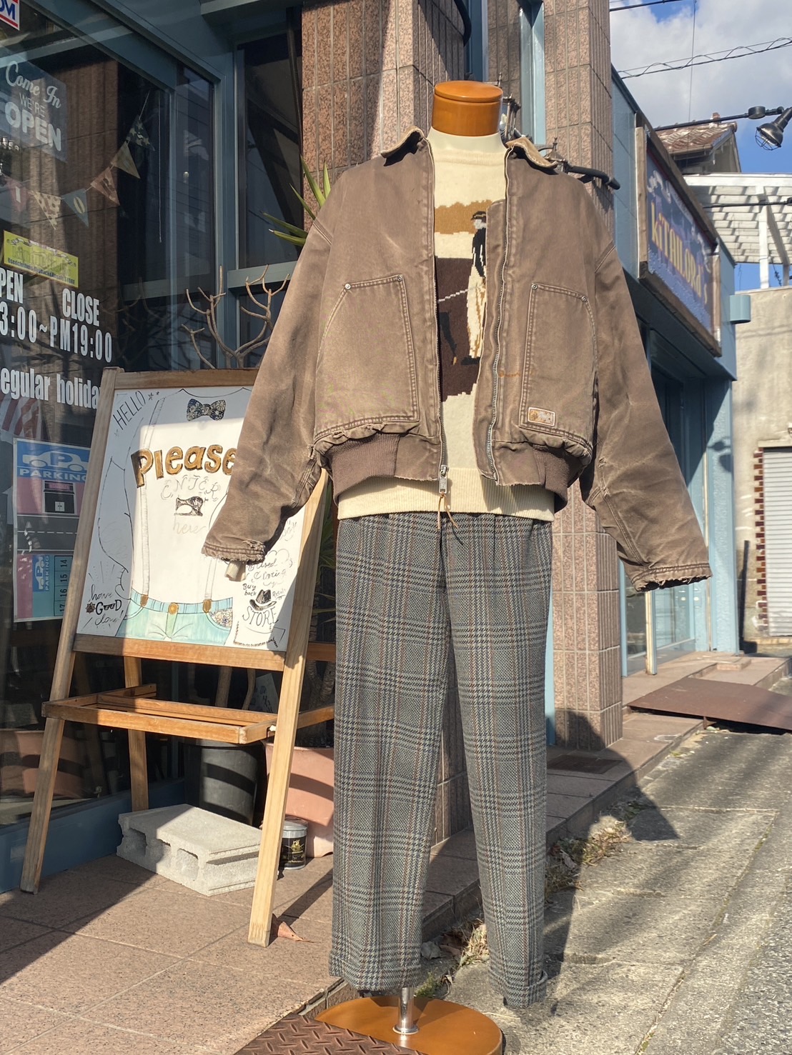 2024.12/10 ⛅️ 綺麗目に外しの古着らしさをプラスして🕺🏻