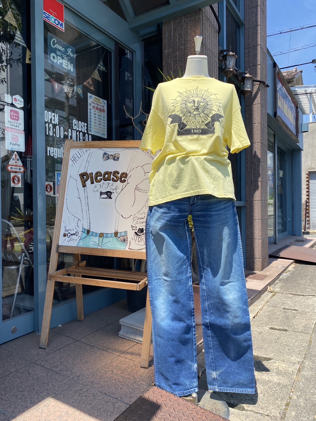2024.8/2 🌞 80s90s🇺🇸製で🌞サンサン🌞コーデ💃🏻🕺🏻