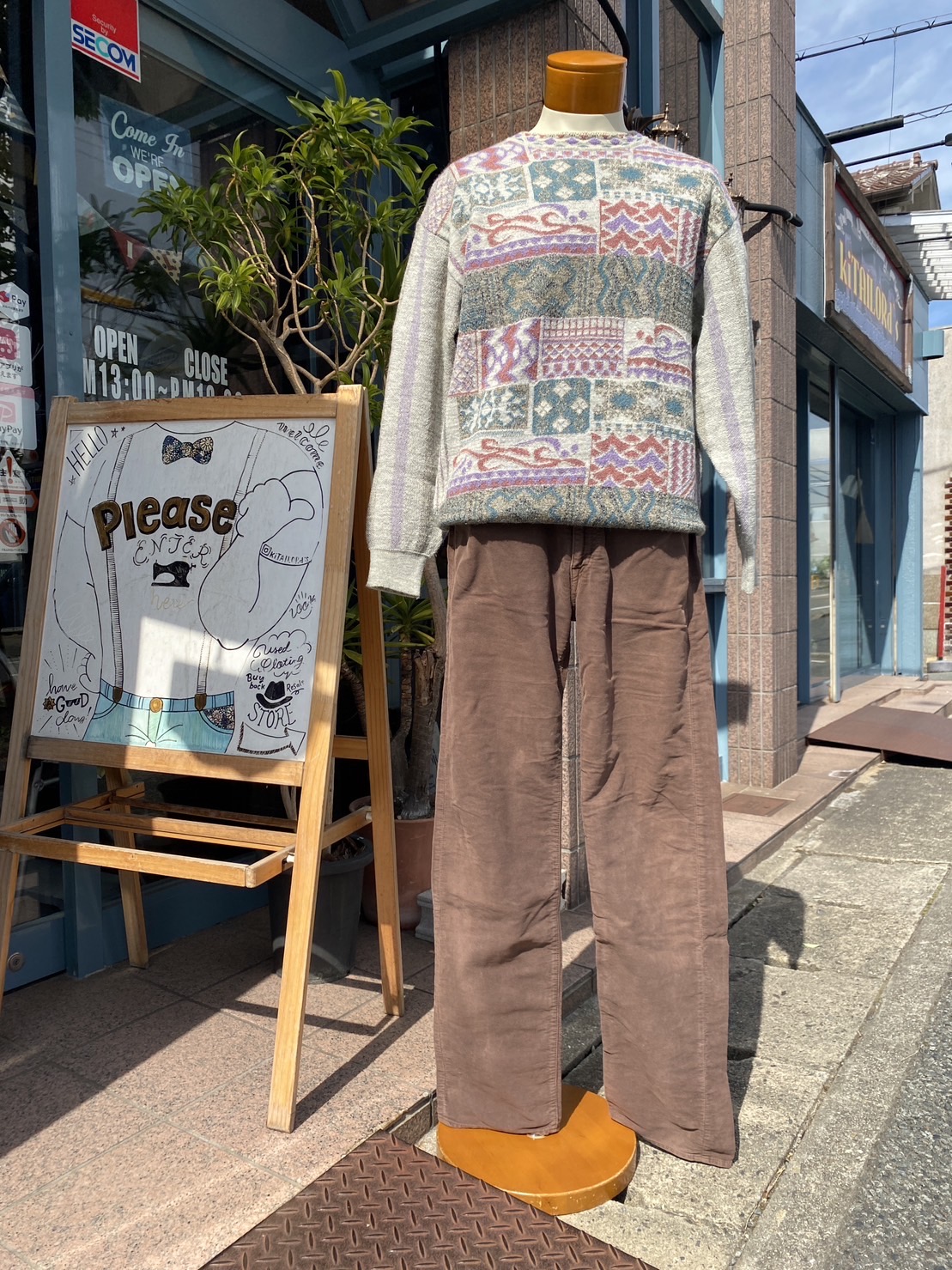 2023.10/4 ⛅️ 確かな作りの日本製で推しのニット🕺🏻