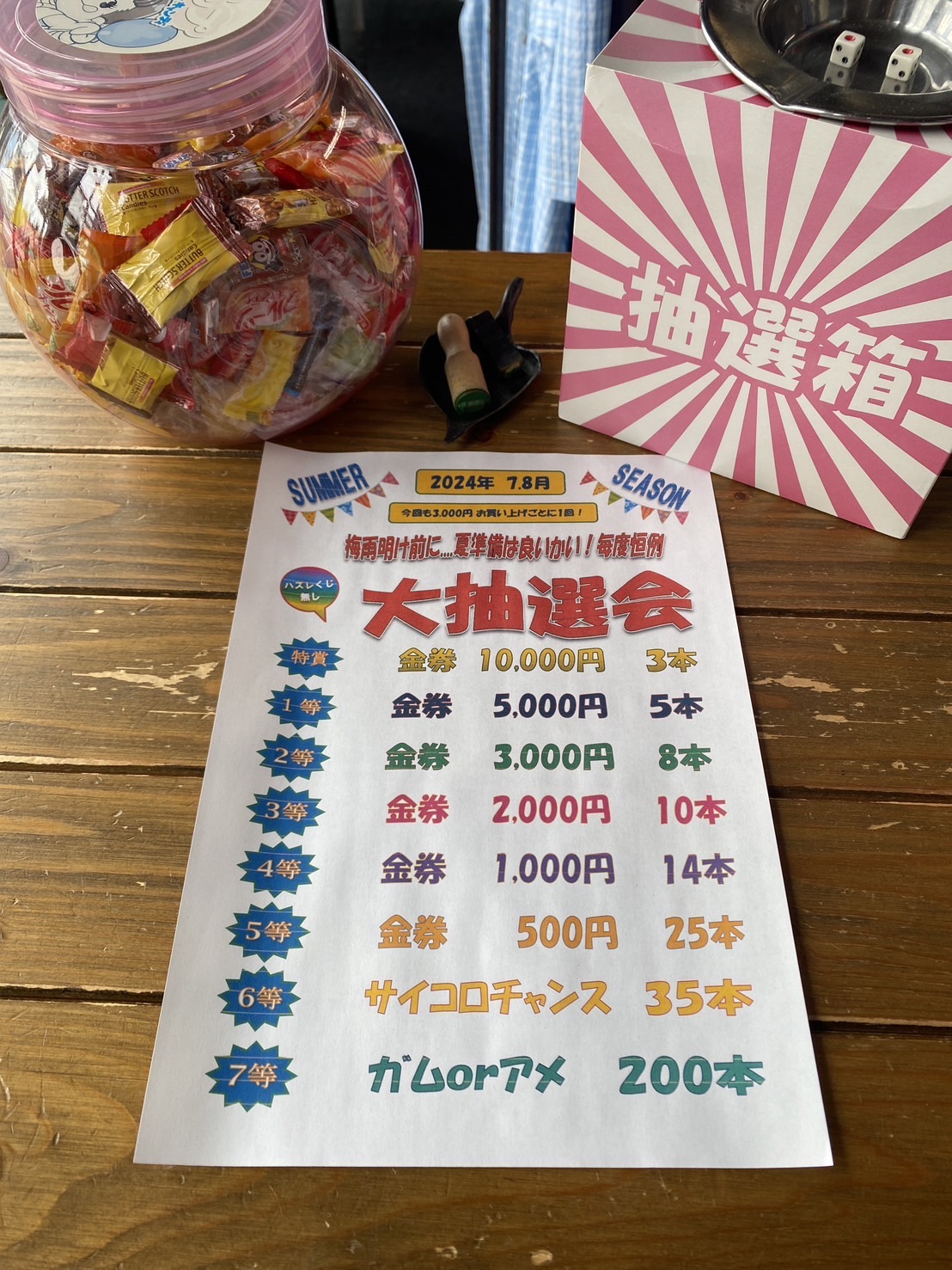 2024.7/12 ☁️ 1日遅れのPOSTですが本日より開催🤠