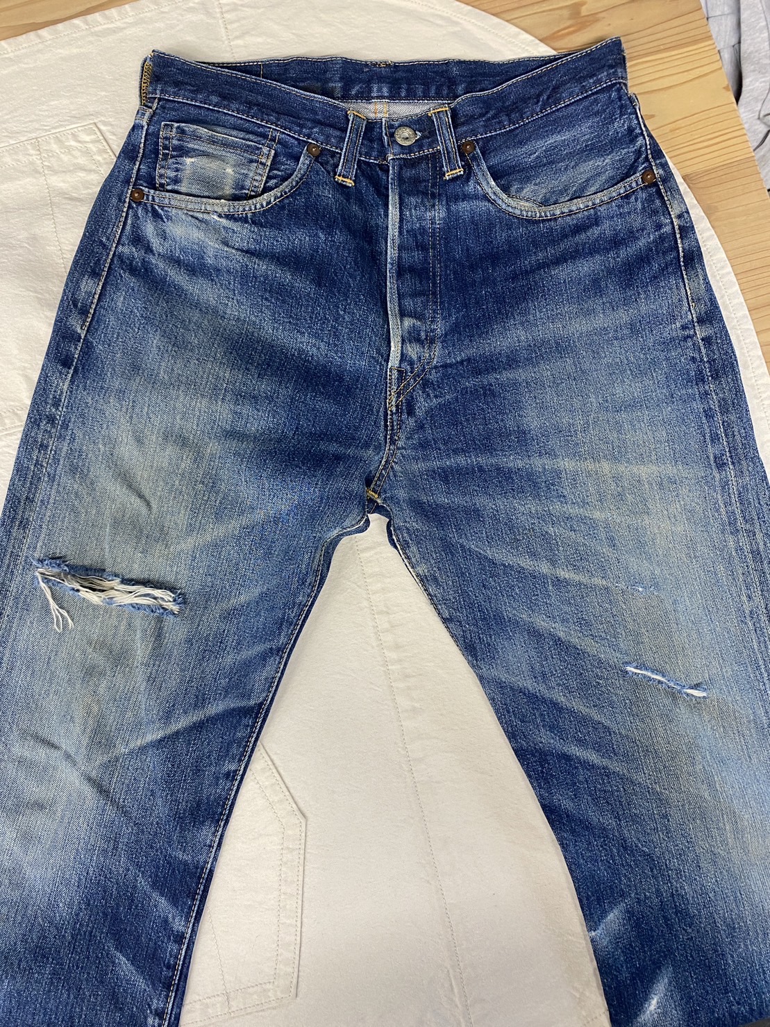 2023.9/11 ☁️ ジーンズリペア…まだまだ鍛錬👖🧵🪡🤠