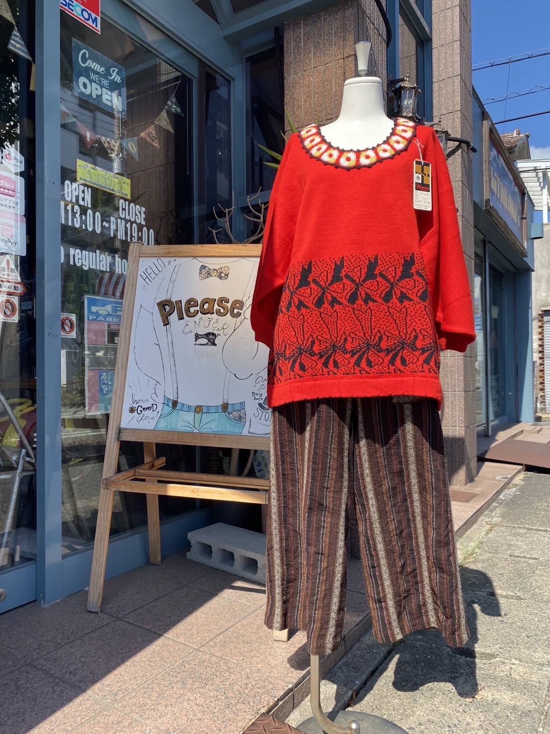 2024.9/26 ⛅️ 日本製品のニットでエスニックコーデ💃🏻