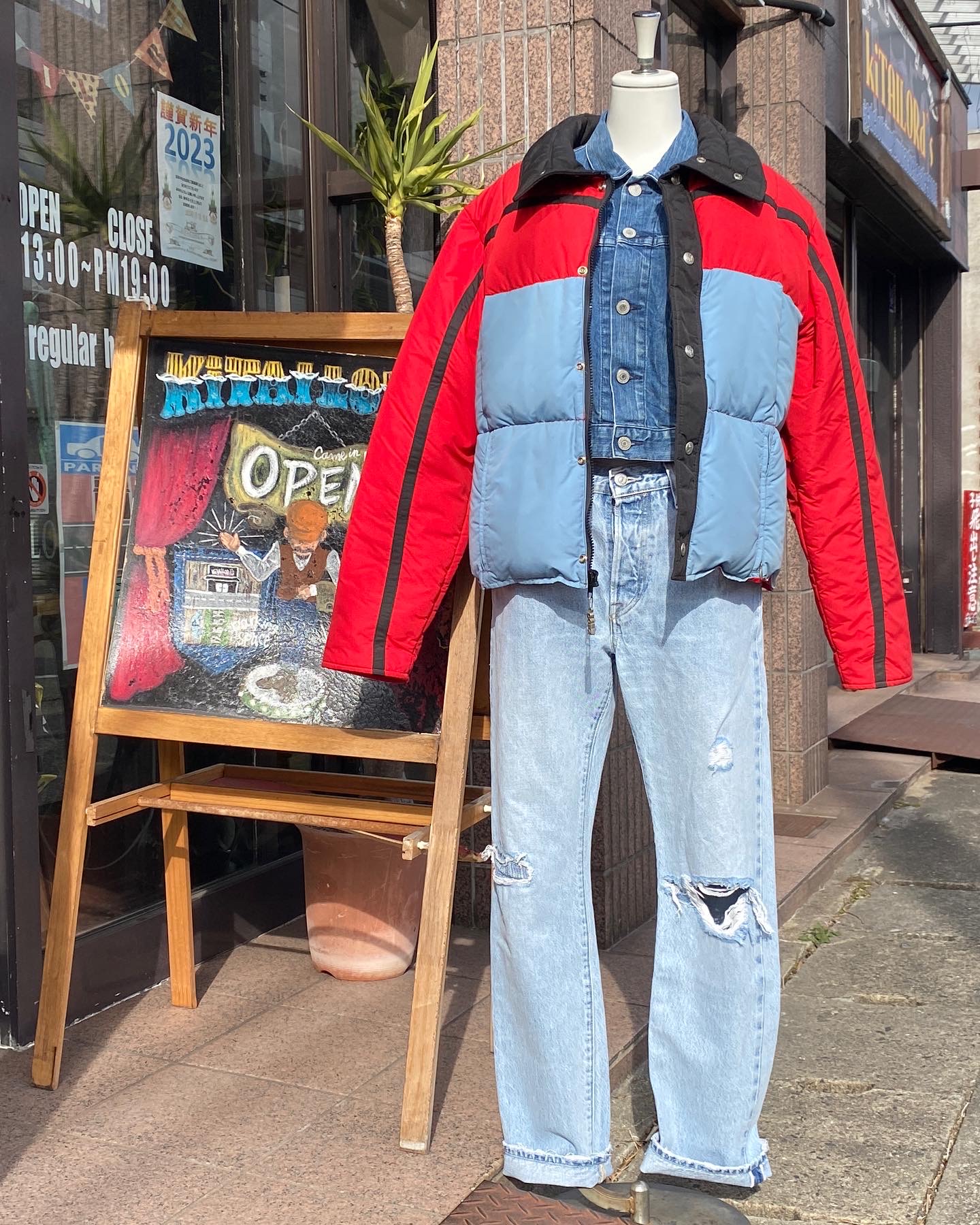 2023.1/5 🌥 アウターonアウターにデニムonデニム💃🏻