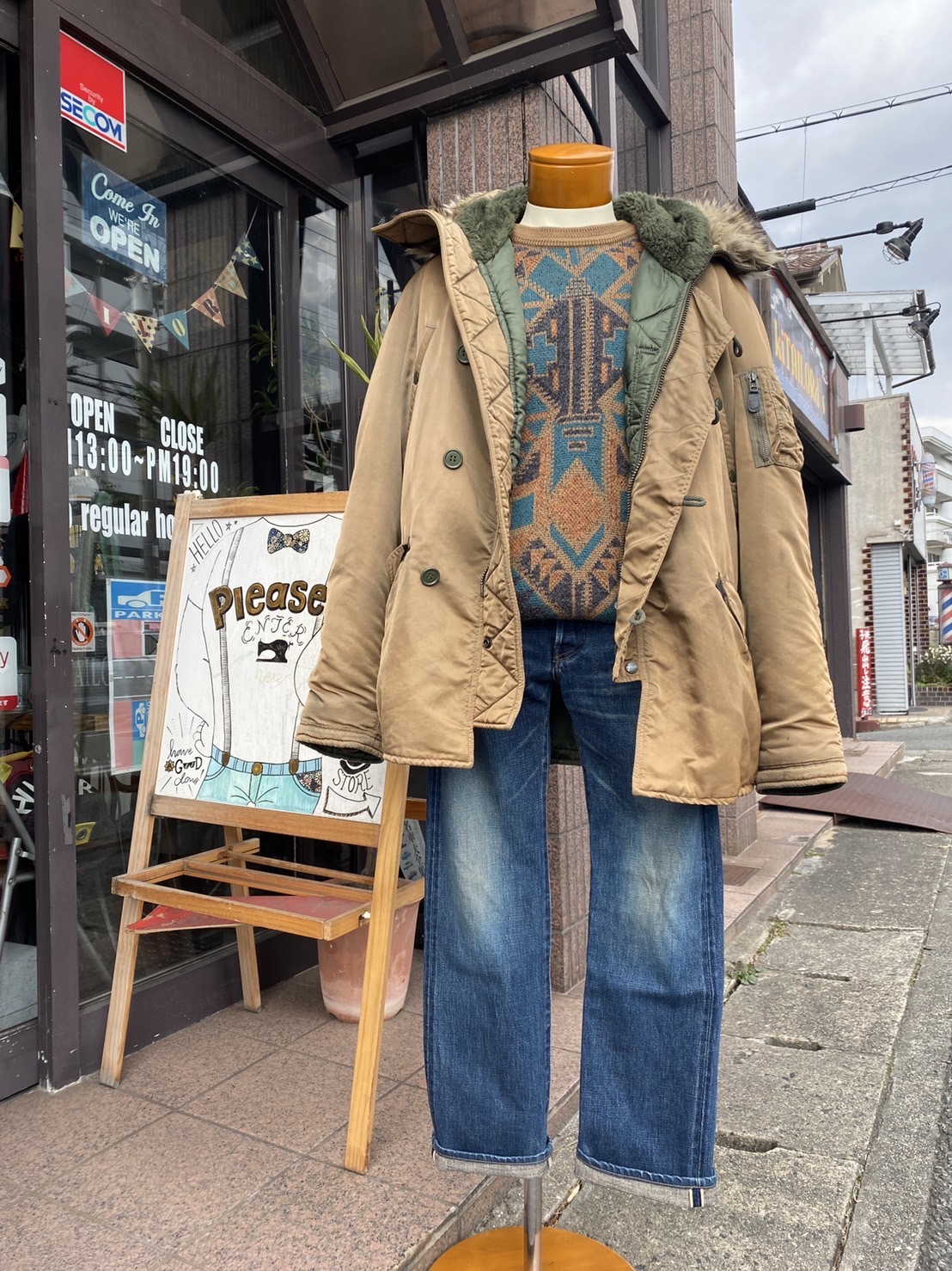 2023.1/20 ⛅️ ジャパンアイテムで来たる大寒波に🇯🇵🕺🏻