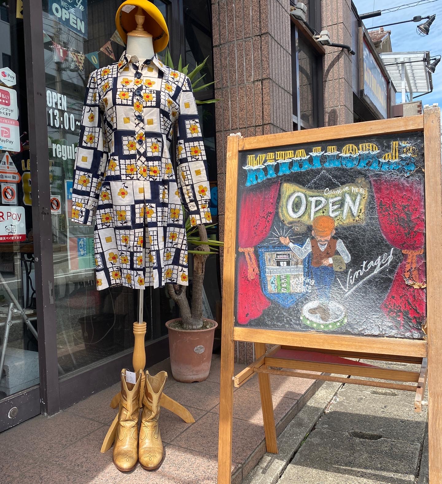 2022.9/3 🌥 ハンドメイドワンピース🌼💃🏻