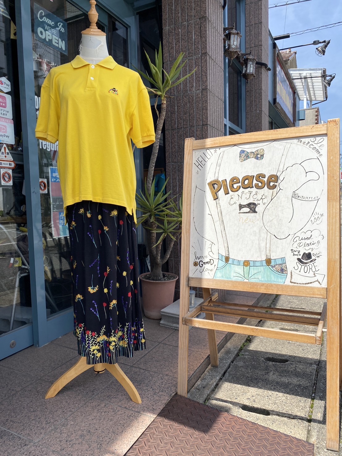 2024.5/2 🌤️ ポロシャツバトン🕺🏻👕💃🏻ひまわりみたい元気なカラー🌻