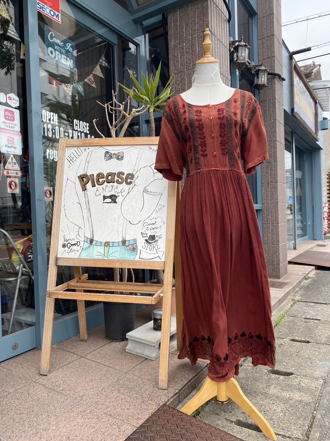 2024.5/22 ⛅️ スタイリング自在なエスニックワンピース💃🏻