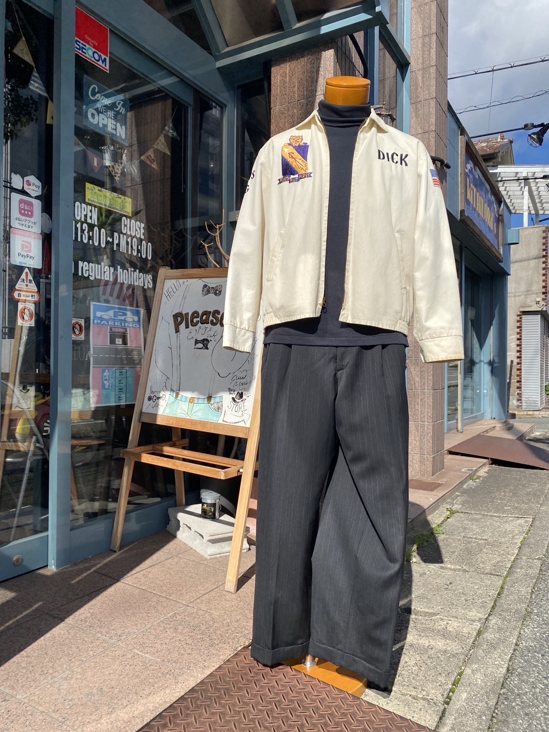2024.10/30 🌤️ リバーシブル改…ツアーJKTをモードに🕺🏻
