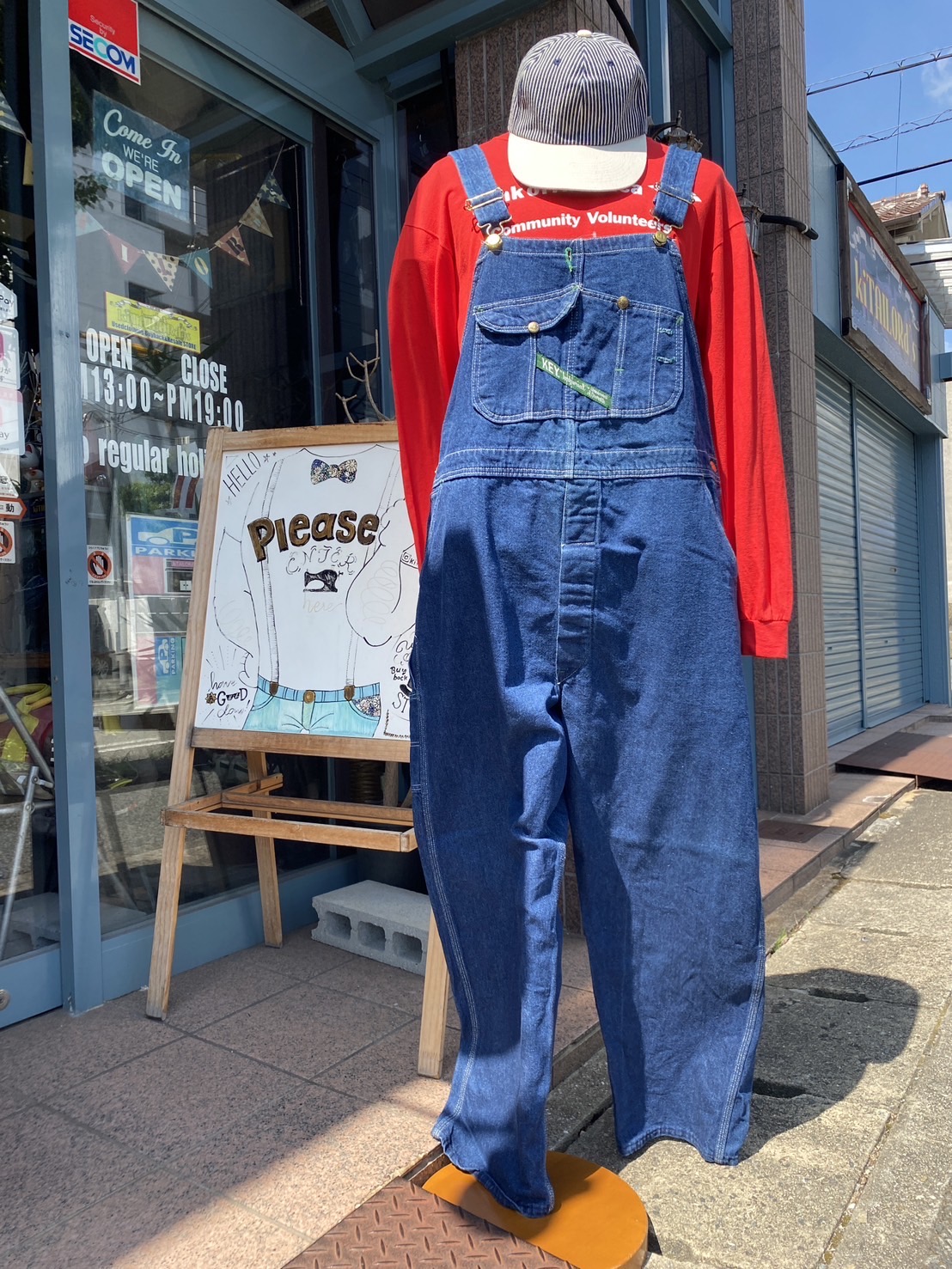 2024.9/3 🌤️ オーバーオールバトンでThis is アメカジ🕺🏻