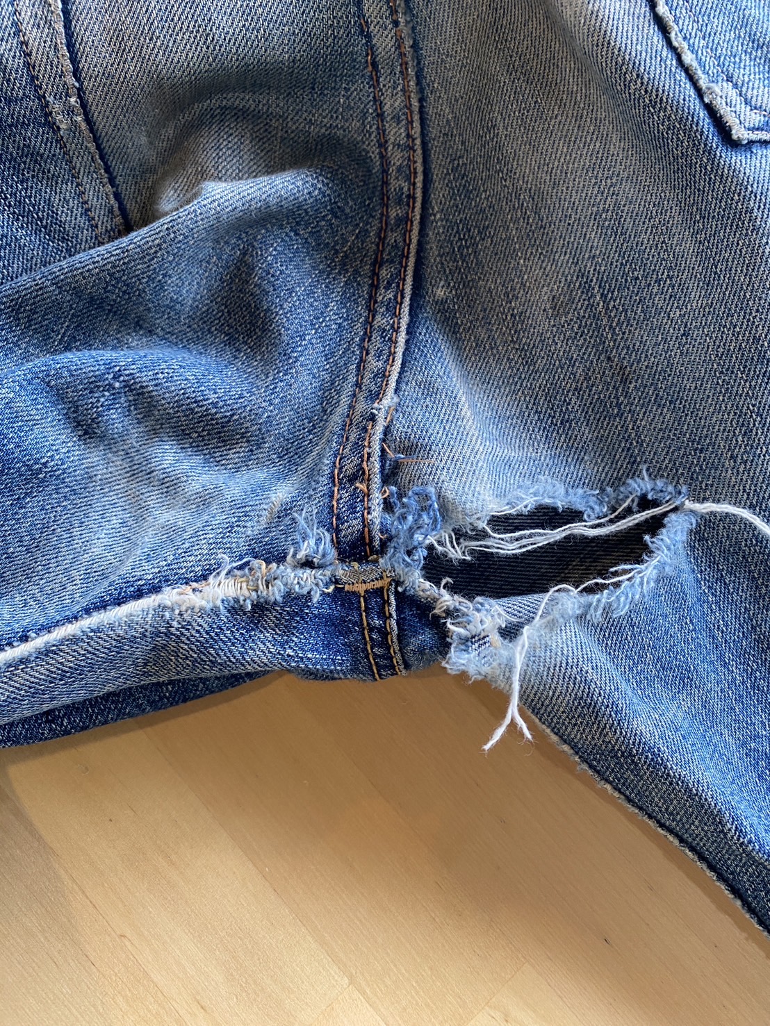 2025.2/17 ⛅️🌪️ 🤠👖ジーンズリペア👖🤠