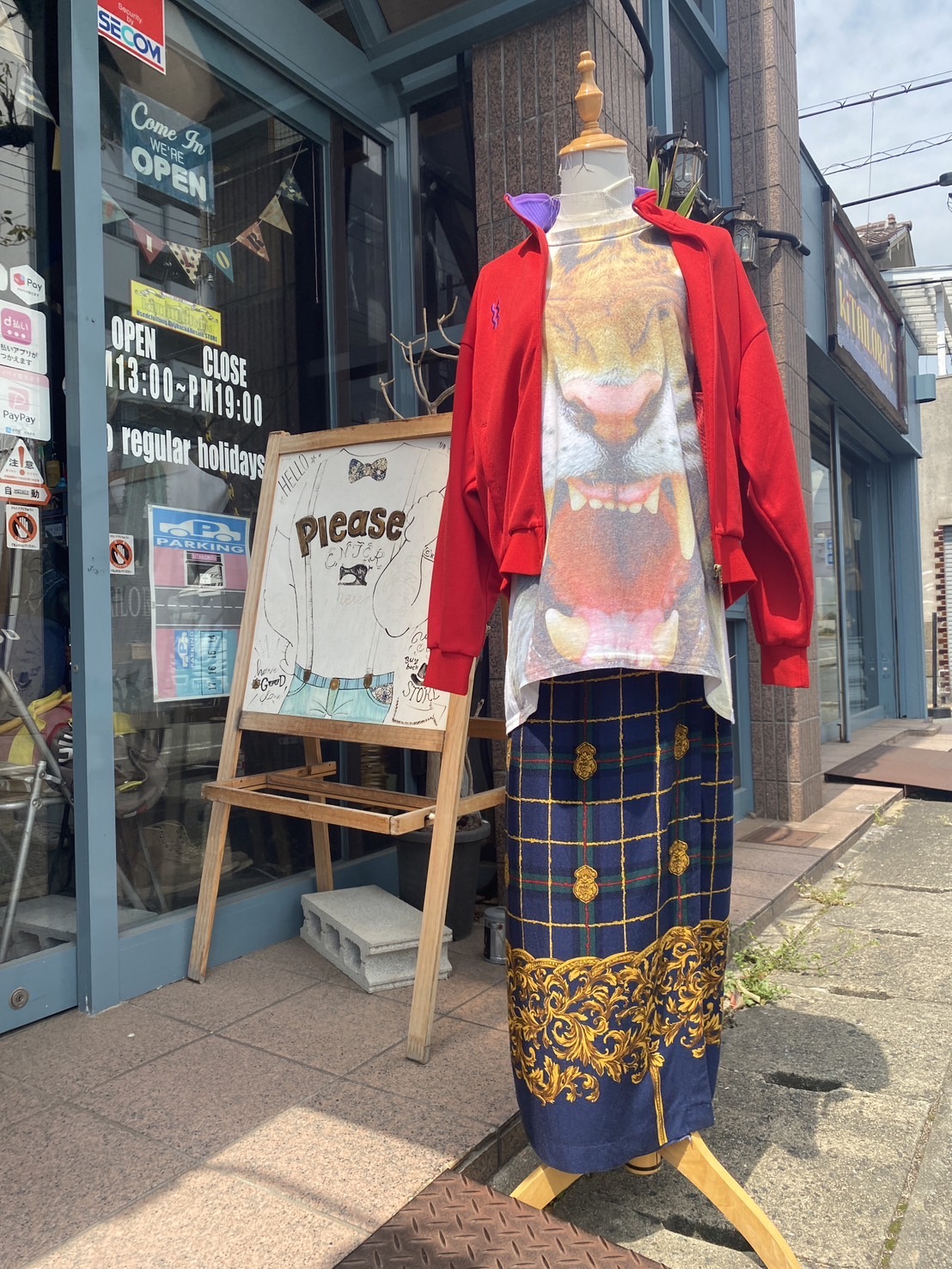2025.4/17 ⛅️ 初夏日和⛅️古着スタイルで楽しく💃🏻