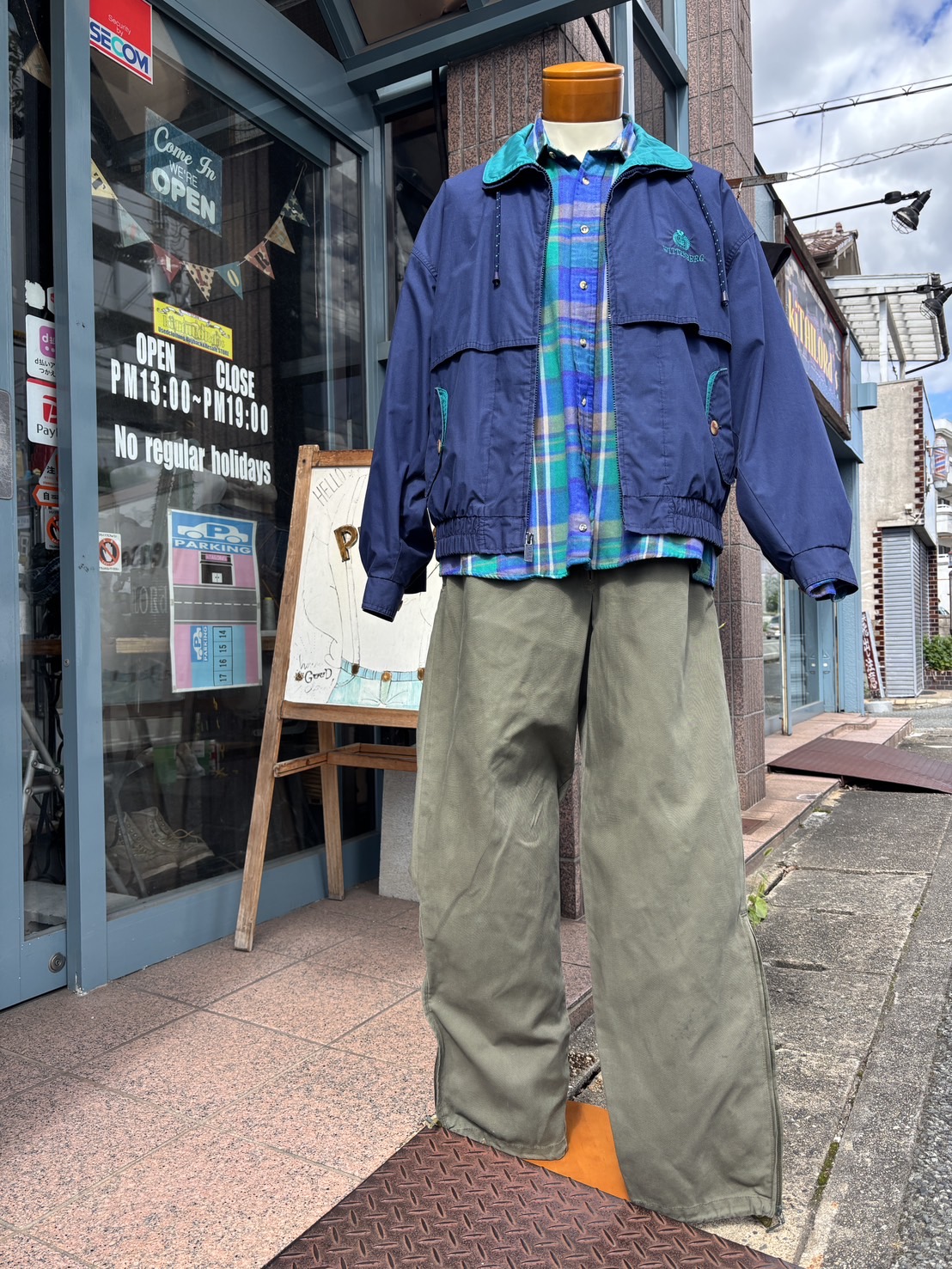 2026.10/7 🌤️ グリーン✖️ネイビーでカウント🆙🕺🏻