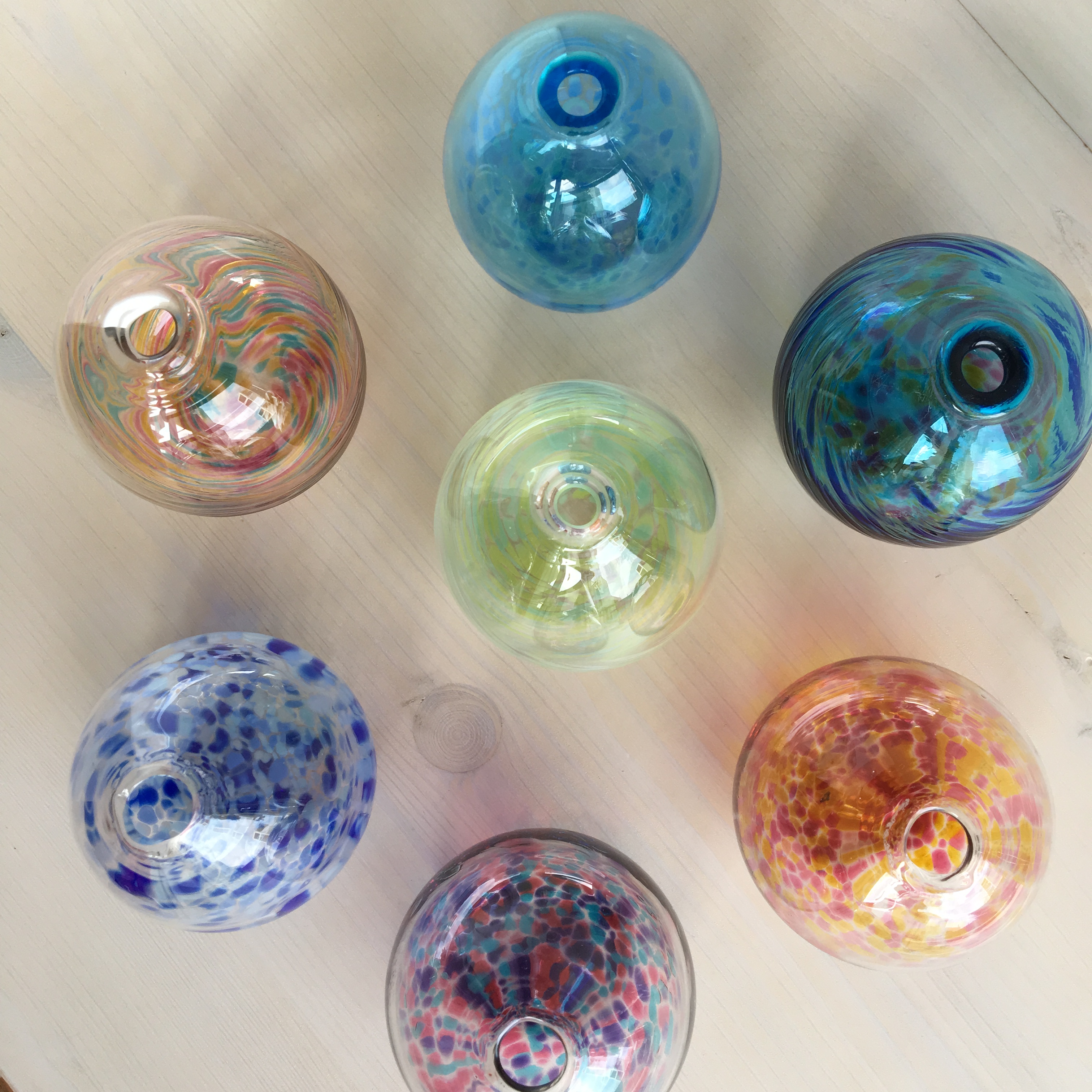 琉球ガラス工房雫の一輪挿しを再入荷しました