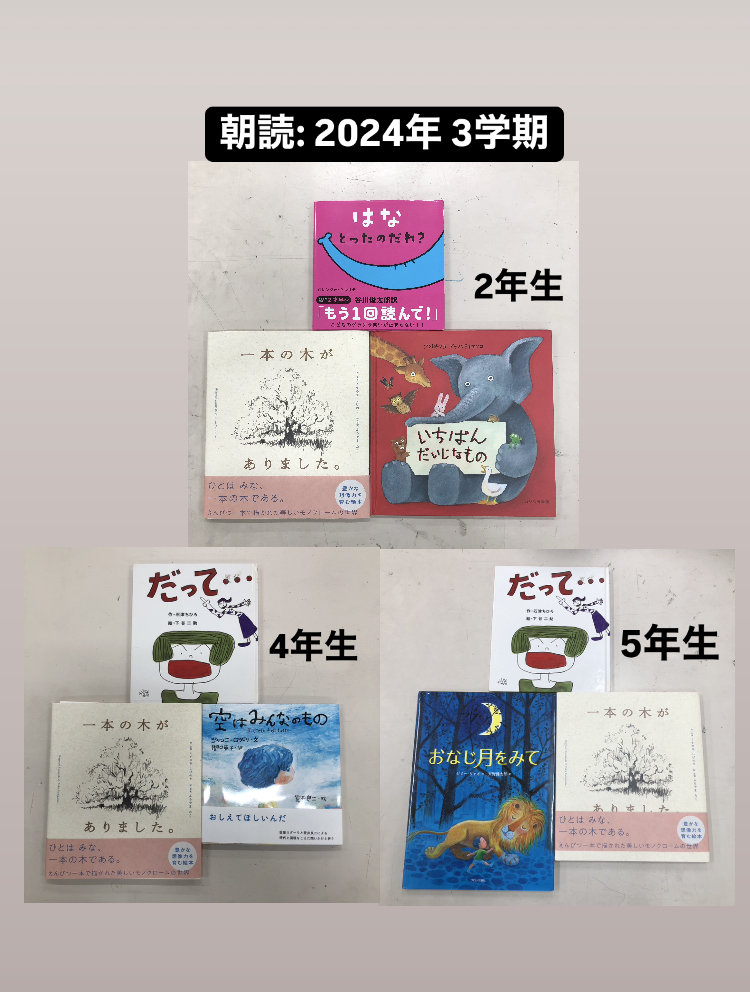 朝読: 2024年3学期