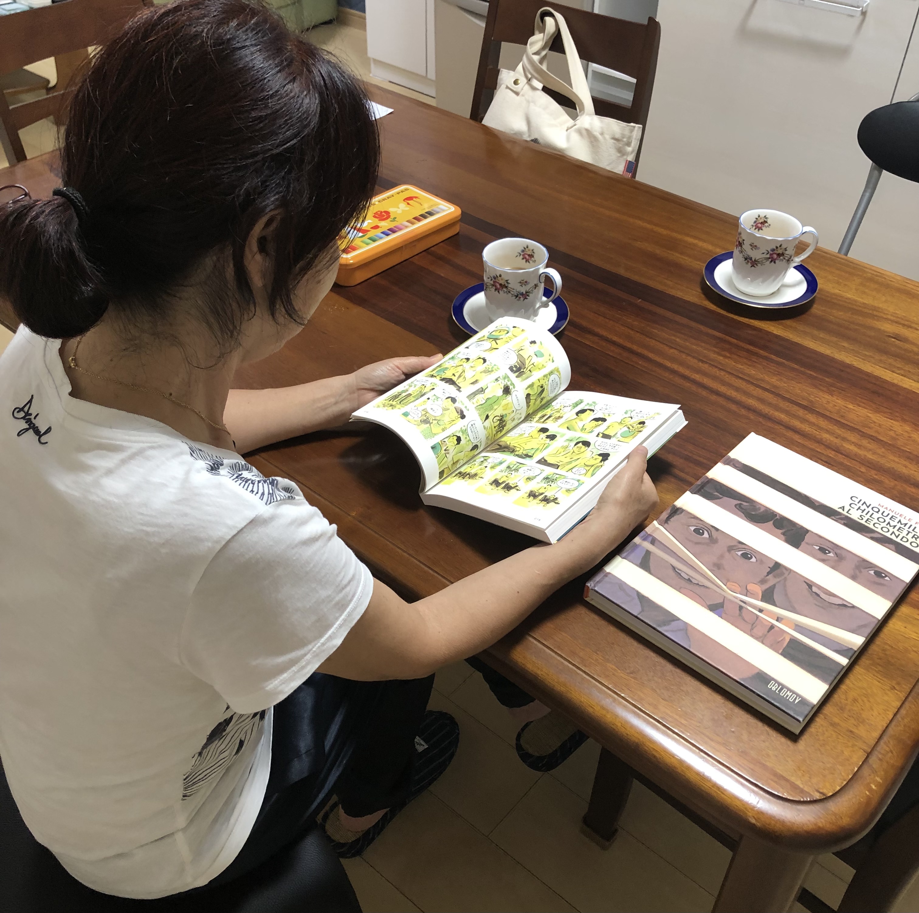 来店報告: 矢部様 ボローニャ国際絵本原画展入選作家