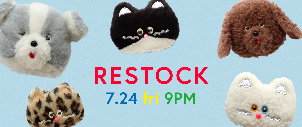 7月24日（金）21:00〜　新作・再販、一部セールスタートします！