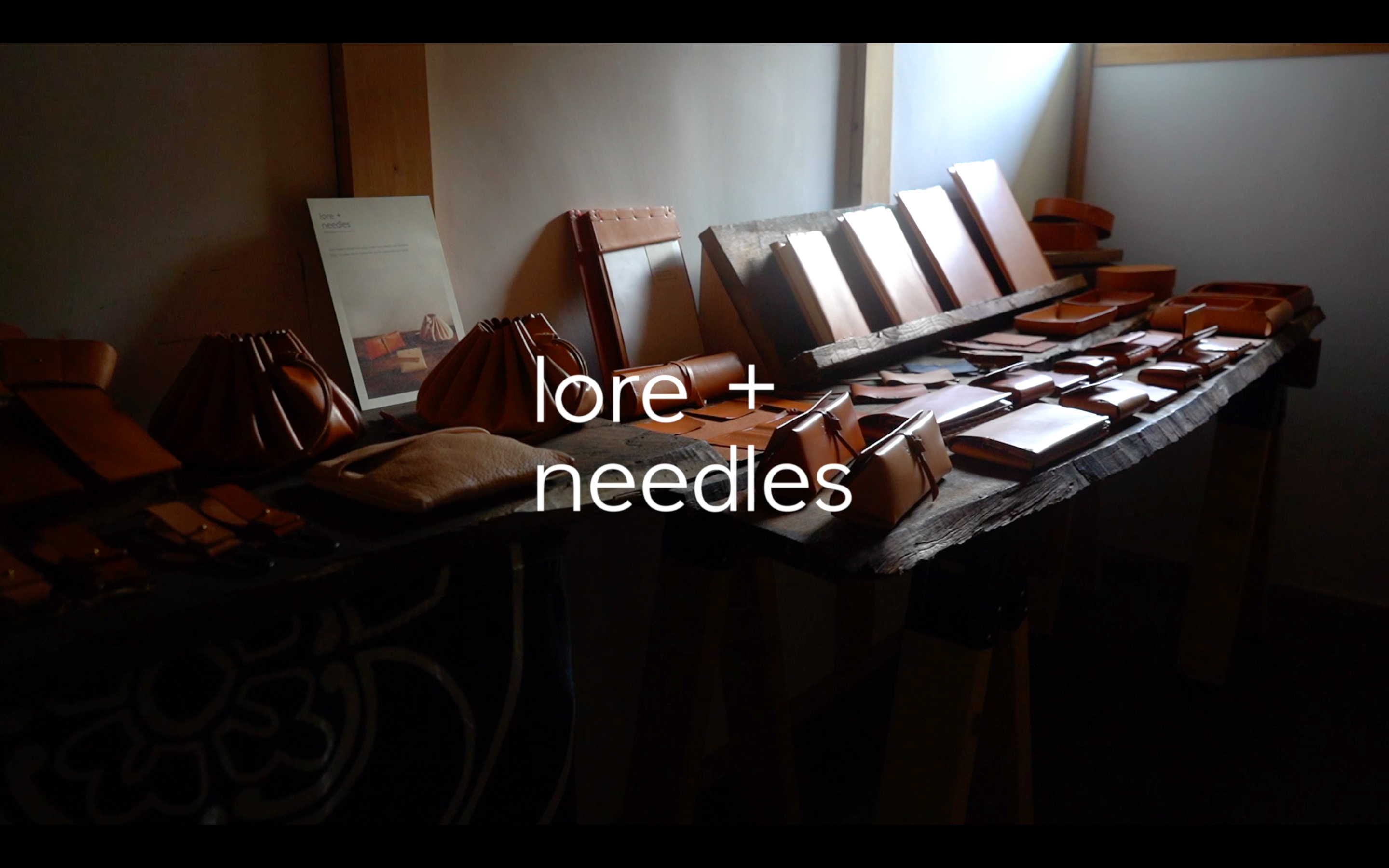 lore + needles ブランドムービーができました