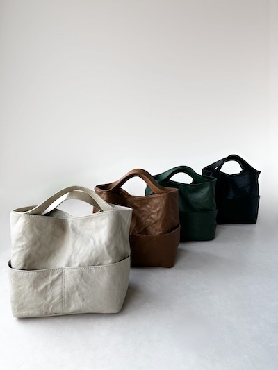 Lamb leather tote bag のご紹介