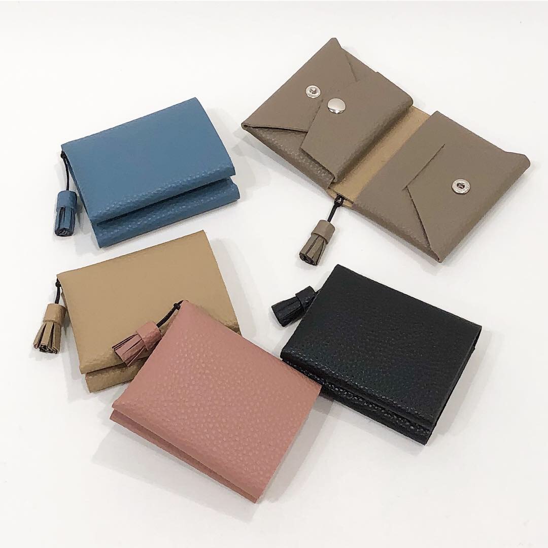 トレンドのミニバッグの時にもとっても便利なミニ財布♪【9color￥2100】