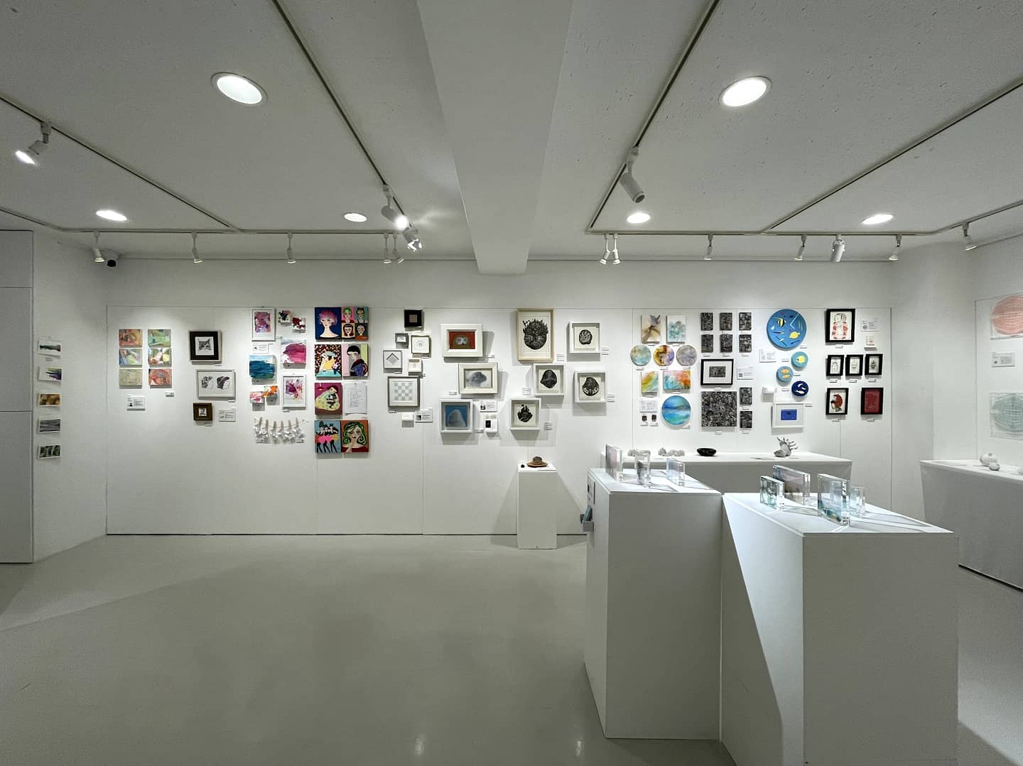 ミニアート展、最終日です。