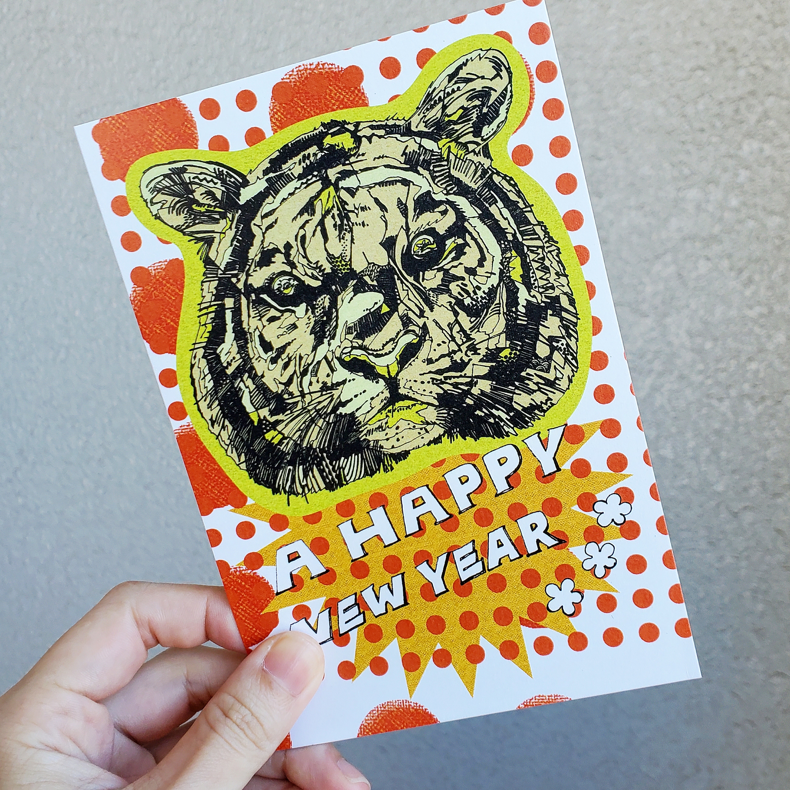 12/5から年賀状展はじまります🐯