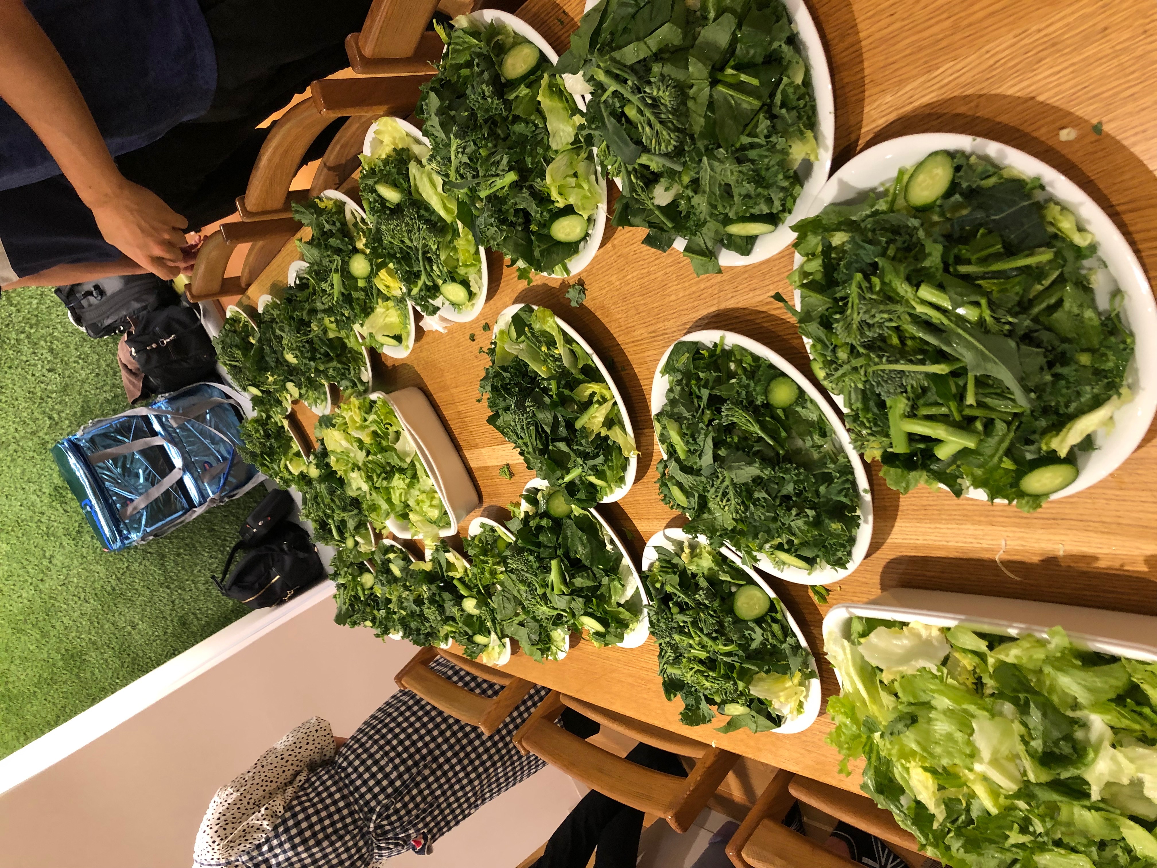 東京で開催のお料理オフ会にたま農園のお野菜を使っていただきました🎶