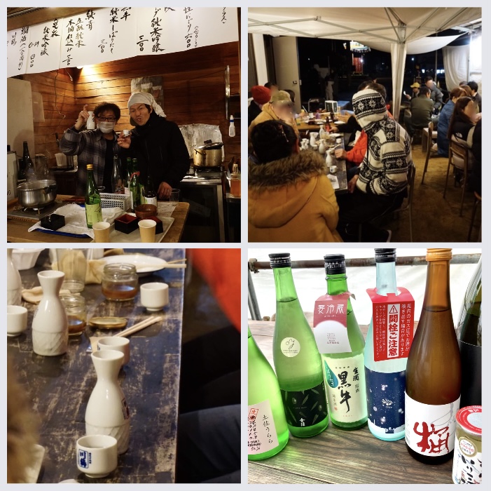 『日本酒とビールのあぶない冬屋台にお越し下さった皆様有難う御座いましたm(_ _)m』