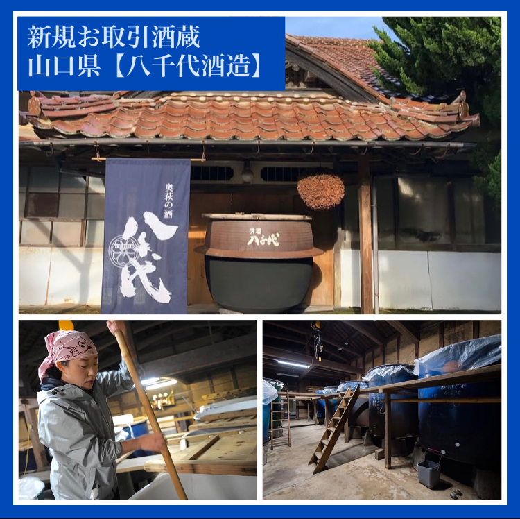 新規お取引酒蔵のご紹介☆ 『山口県【八千代酒造】さん！』