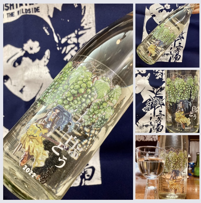 今季の新米新酒しぼりたて!『三芳菊 純米吟醸 無濾過生原酒〈白ぶどう〉2022』