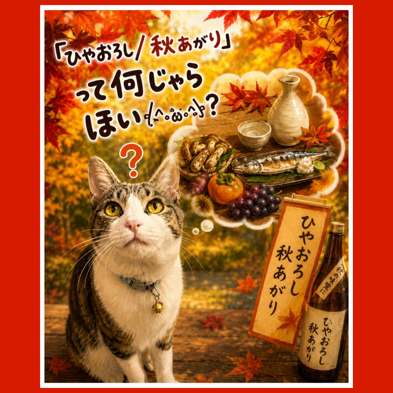 呑兵衛さん大好きな言葉… 『 [ひやおろし / 秋あがり］って何じゃろほい(´･ω･`)？』