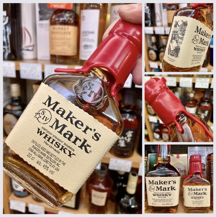 “可愛いミニボトルサイズ、訳アリ特価‼︎” 『Maker's Mark メーカーズマーク』