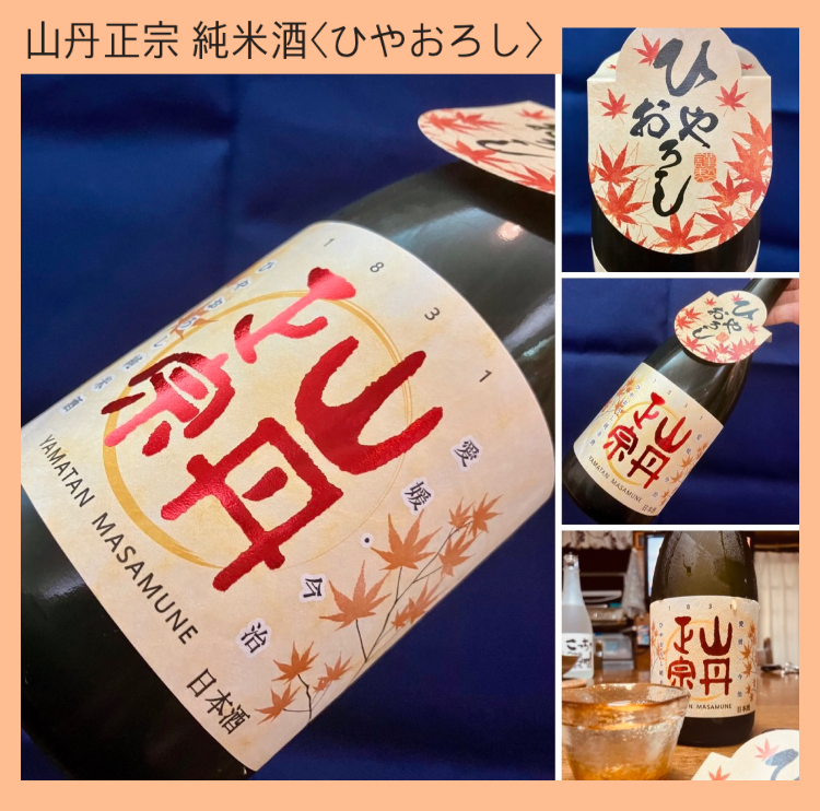 秋のお便り第4号！『山丹正宗 純米酒〈ひやおろし〉』