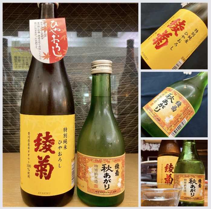 秋のお便り第1号! 『綾菊 特別純米〈ひやおろし/秋あがり 〉』