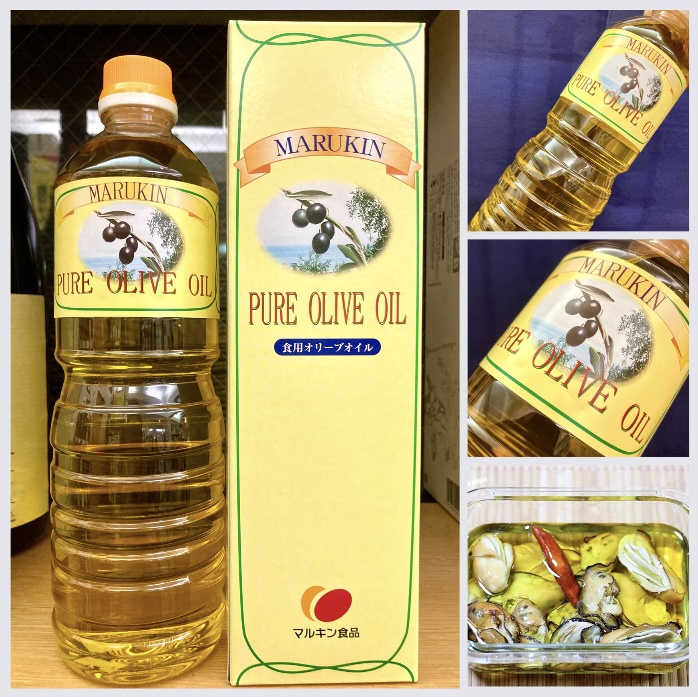 小豆島【丸金食品】『PURE OLIVE OIL 食用オリーブオイル 912g(1000ml)』