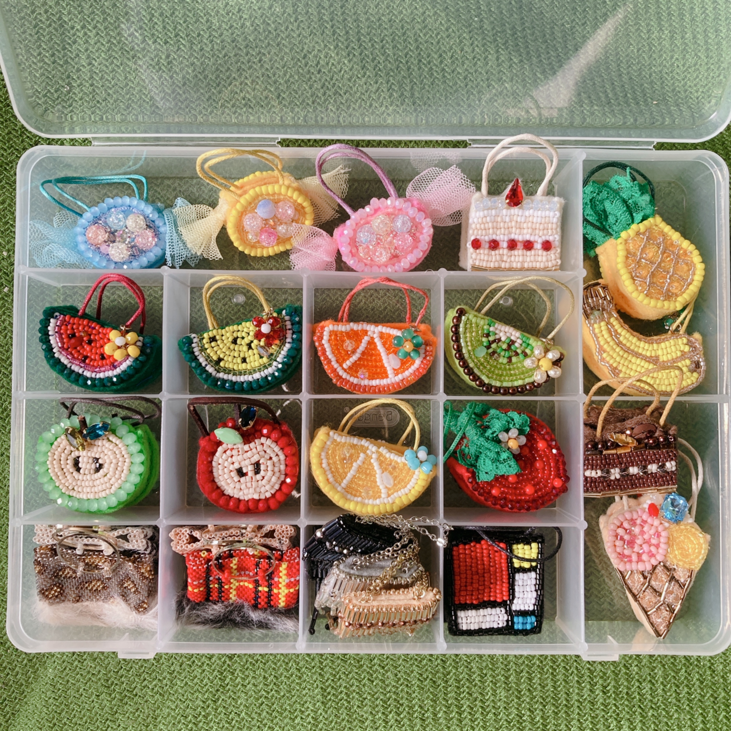 ビーズバッグ新作を作るにあたって