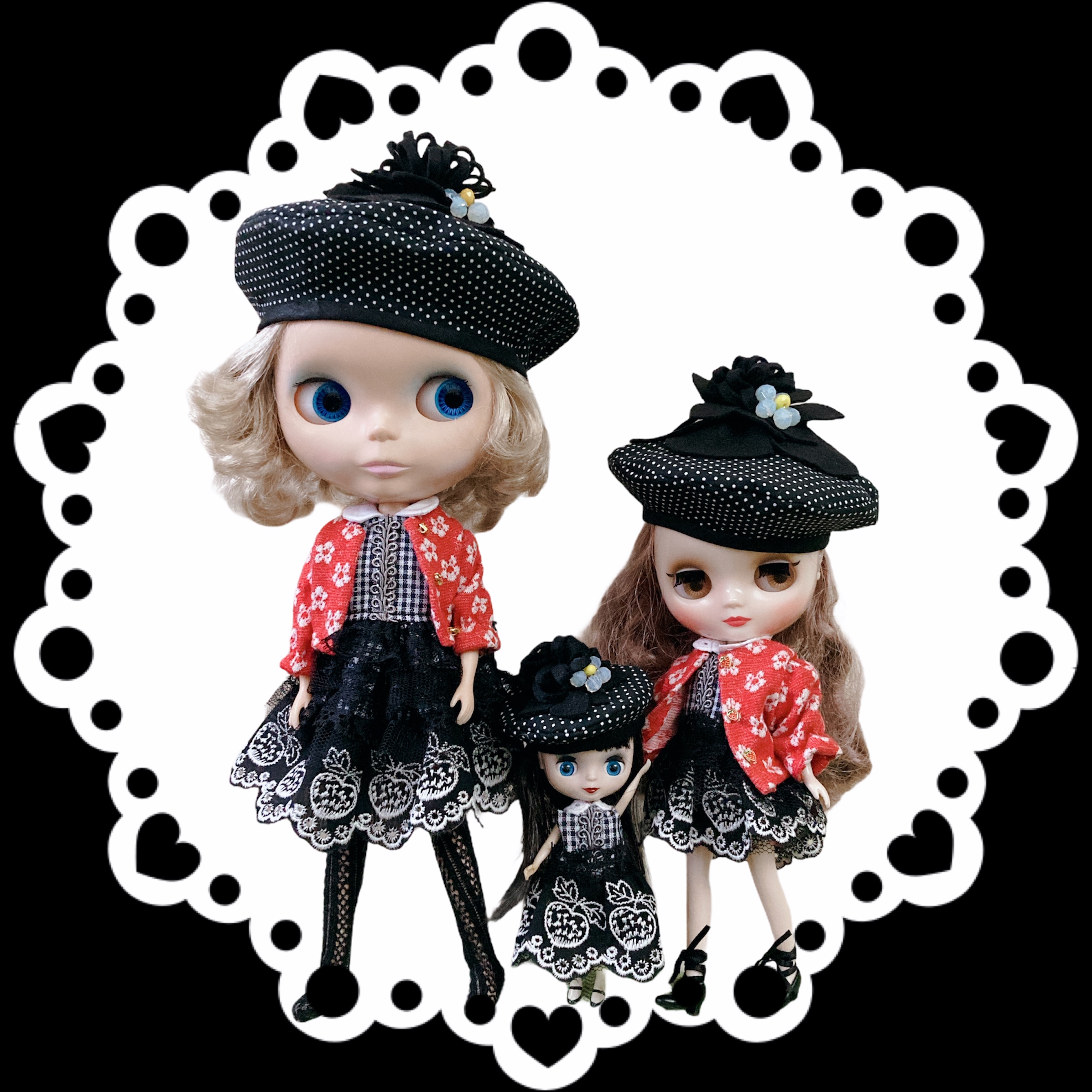 黒いちごシリーズが3サイズ展開になりました❣️