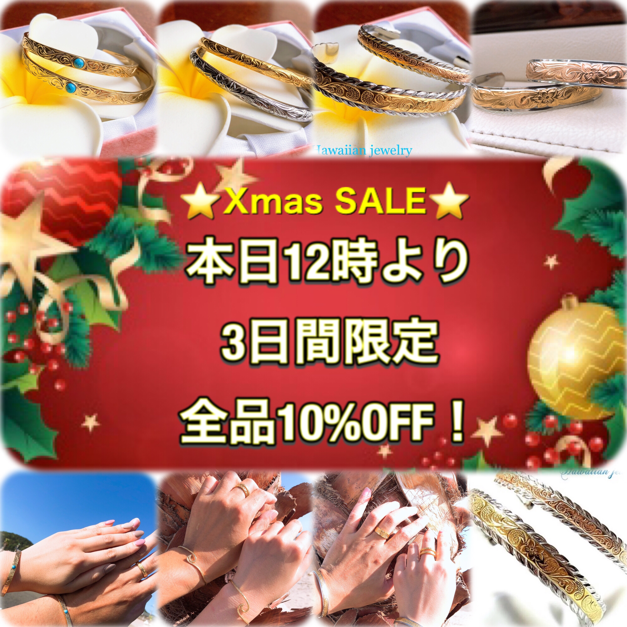 ★3日間限定！クリスマスセール開催★