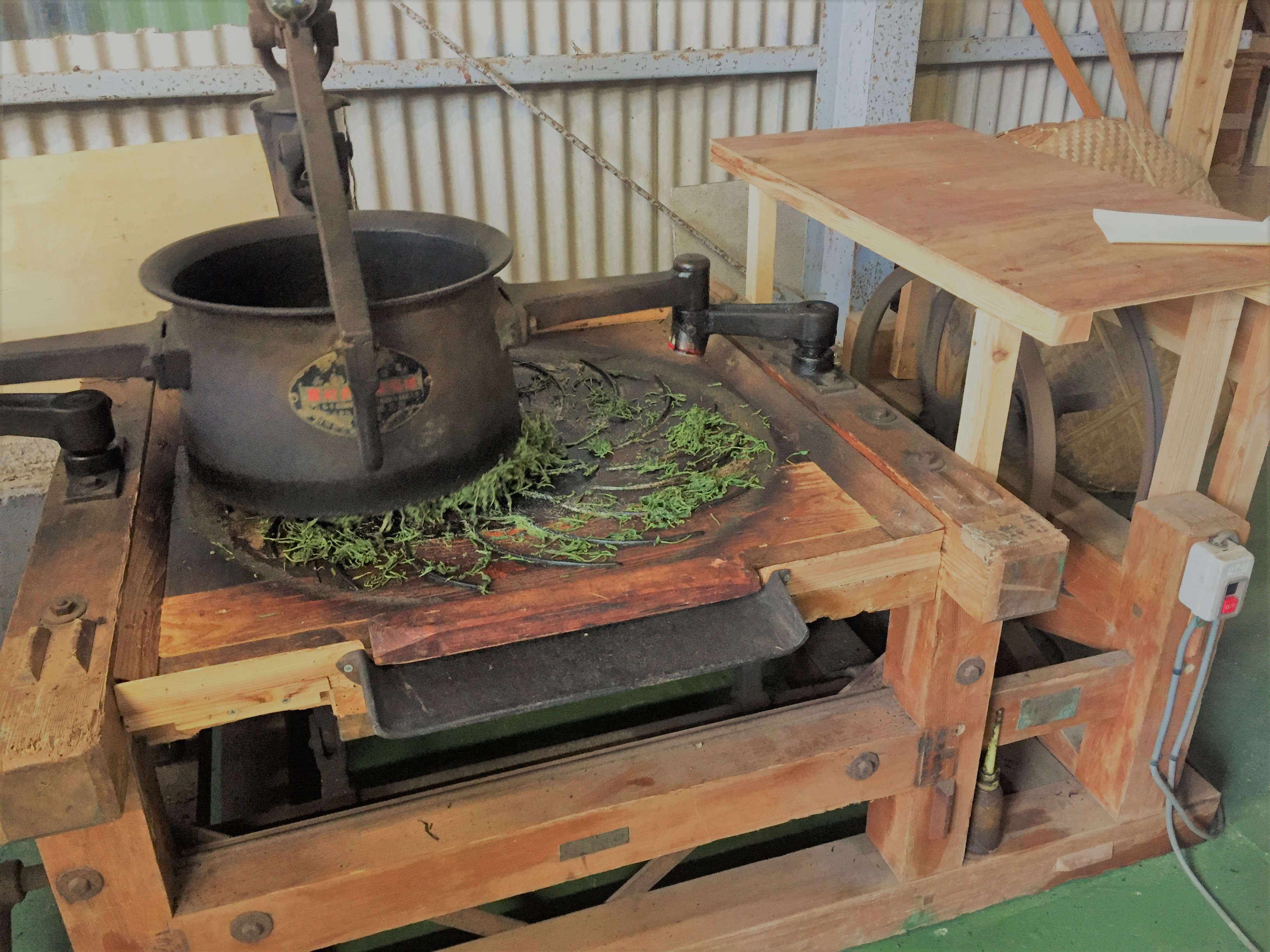大石農園流、釜炒り茶の作り方