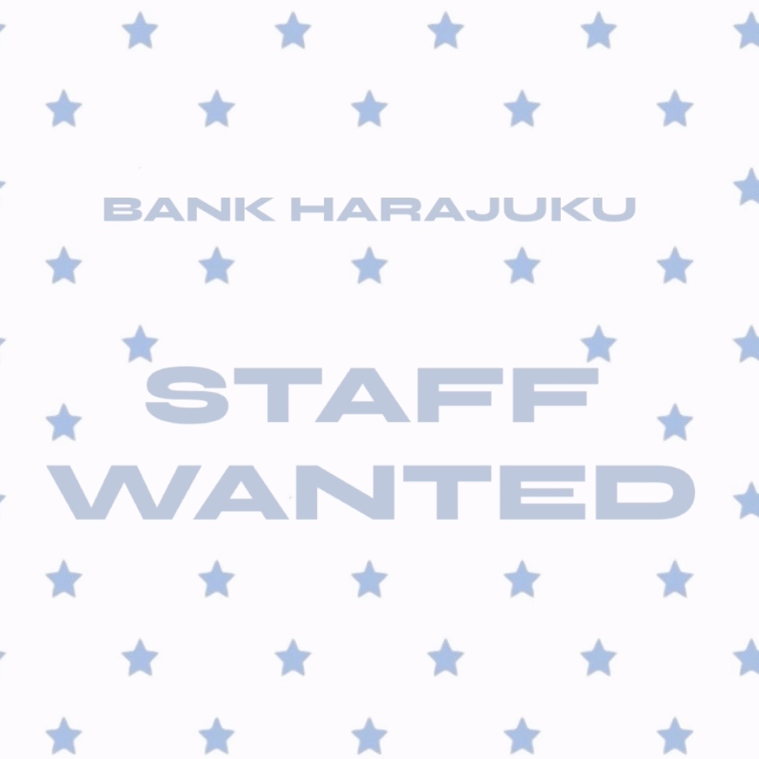 STAFF WANTED