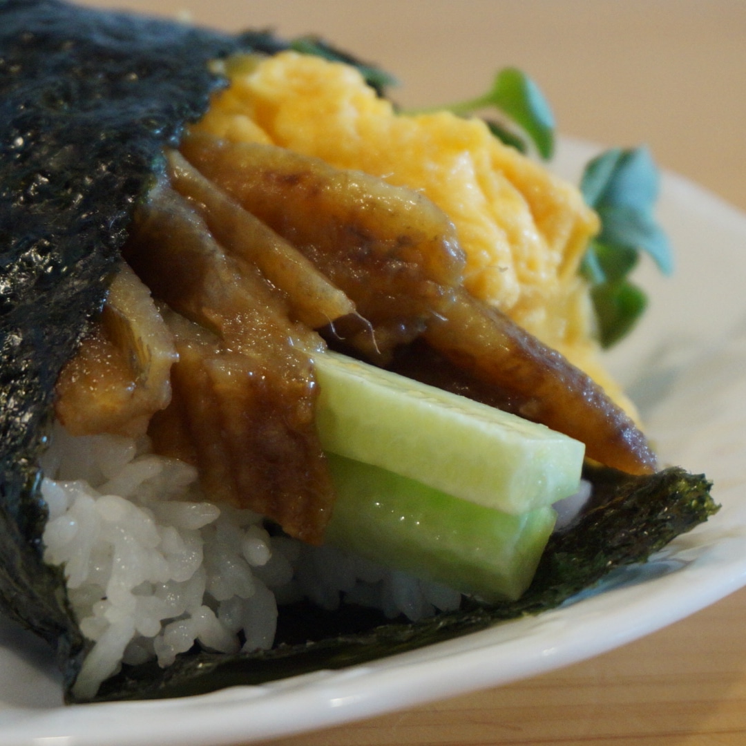 穴子の手巻き寿司🍣