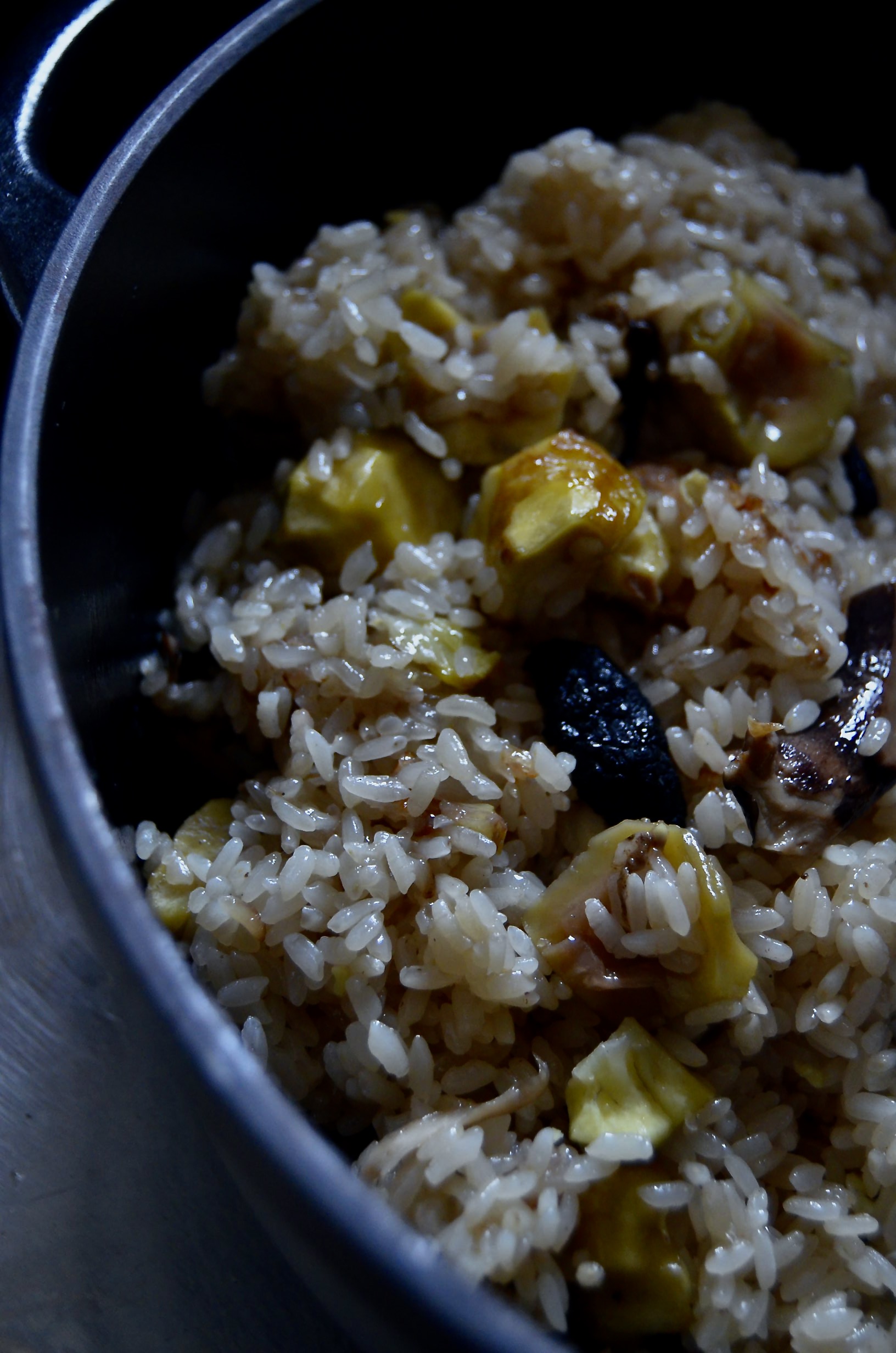 収穫祭/taro農場へ『収穫祭をした後のおこわ』