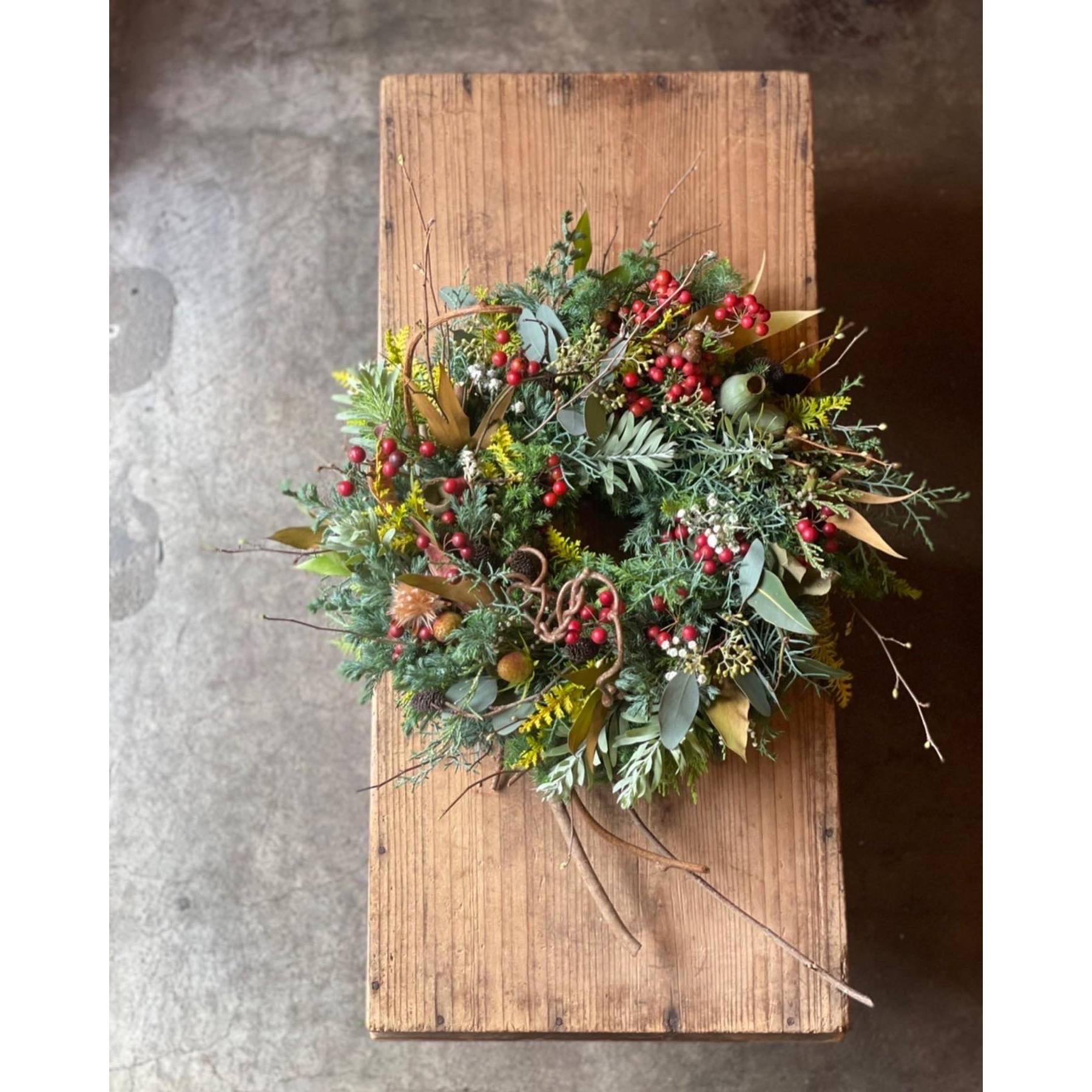 ■Christmas Botanical Wreathe（2023/11/14〜12/16）