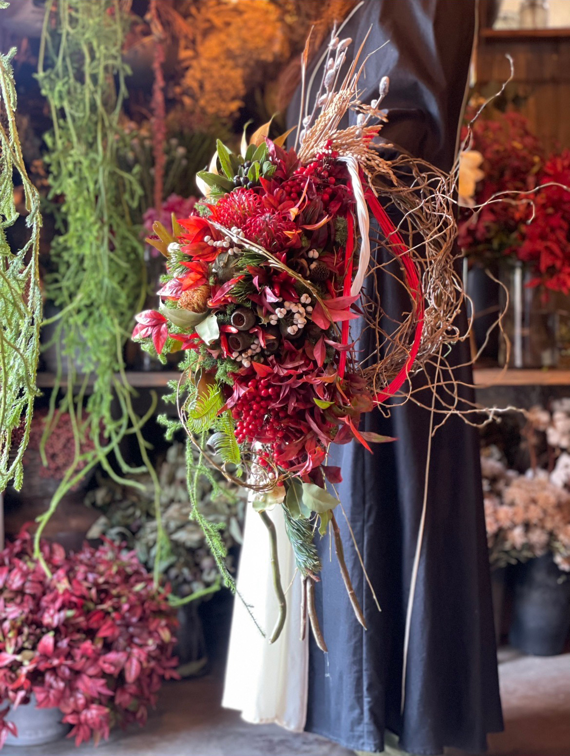 □お正月・創作スワッグ＆リース（12/23～12/31）