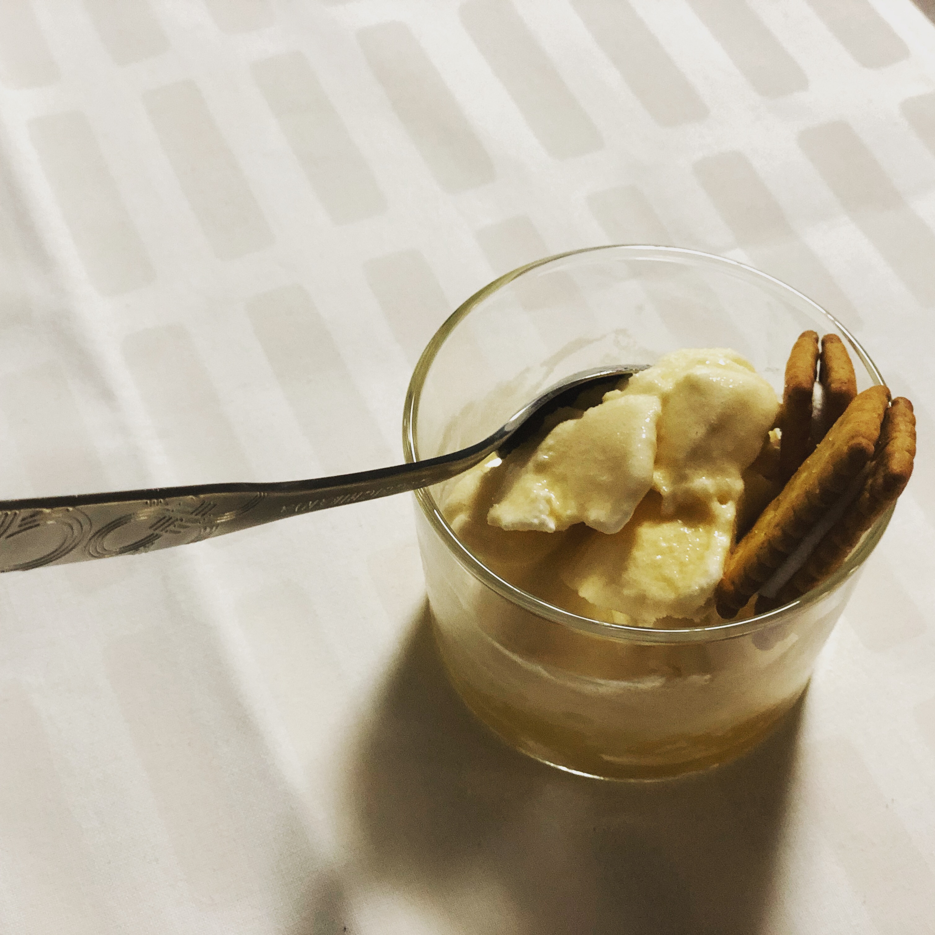 ゆずシロップとバニラアイスは、素晴らしいです。