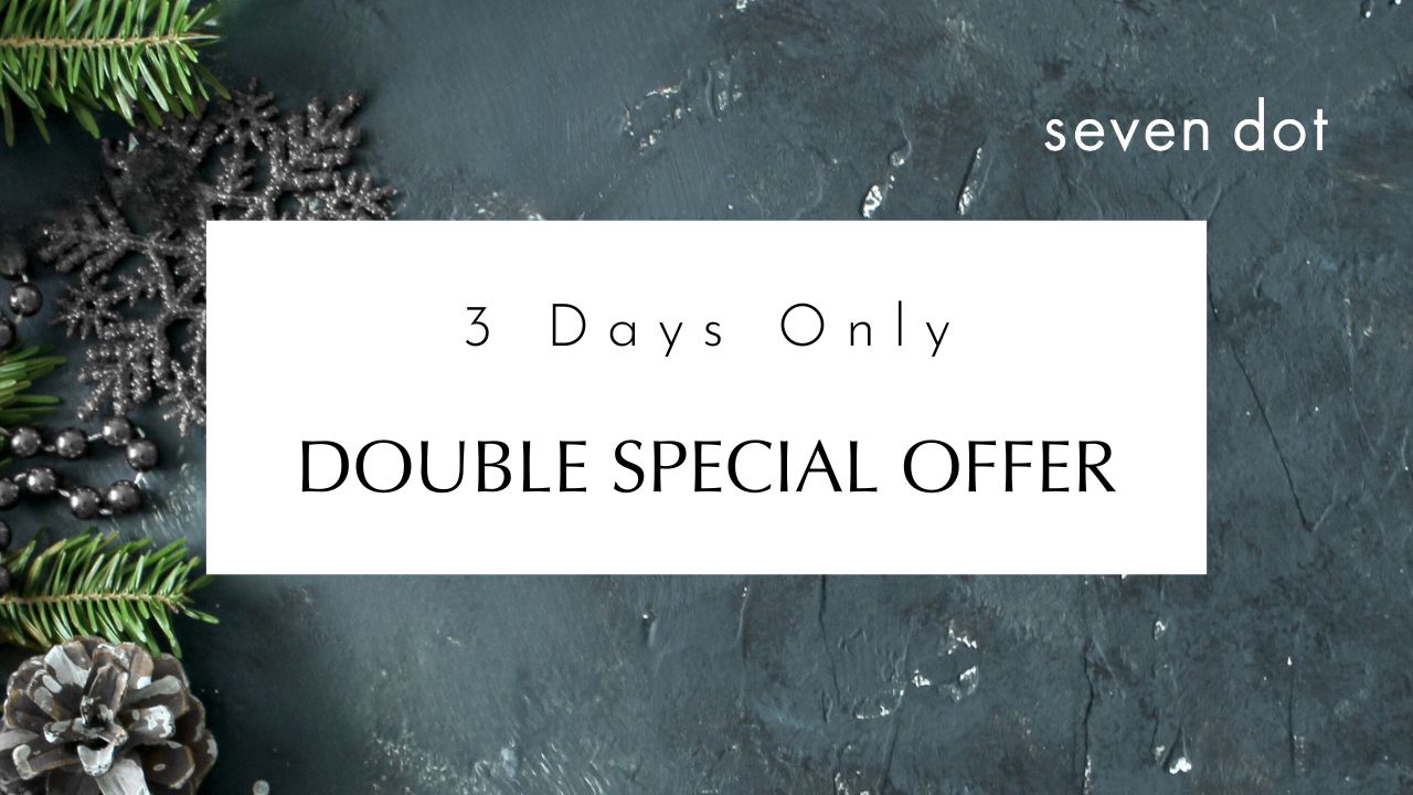 3 DAYS ONLY - 12/20まで / DOUBLE SPECIAL OFFER