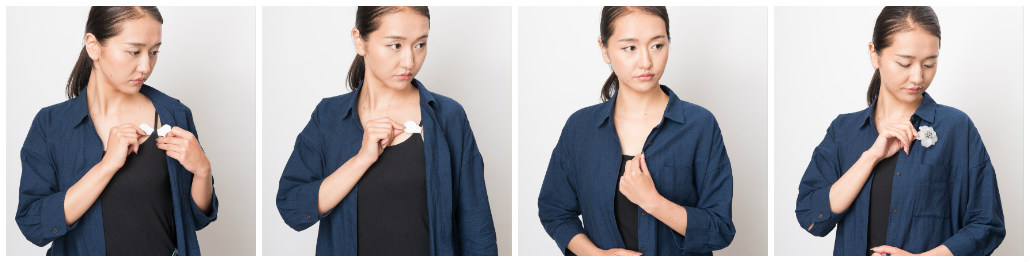 レマンビジュー　HOW TO USE まずは洋服、カーディガンに。