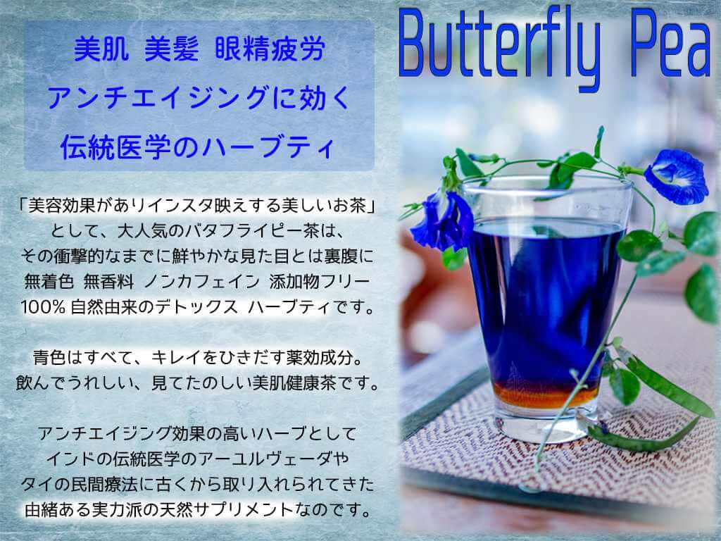 美容のお茶バタフライピー